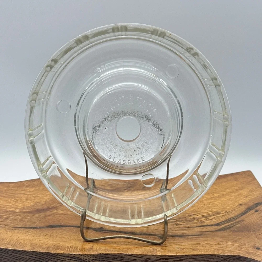 Queen Anne Glass Bake US Patent D-133,413 Jello‎ Mold Baking Mold 1942